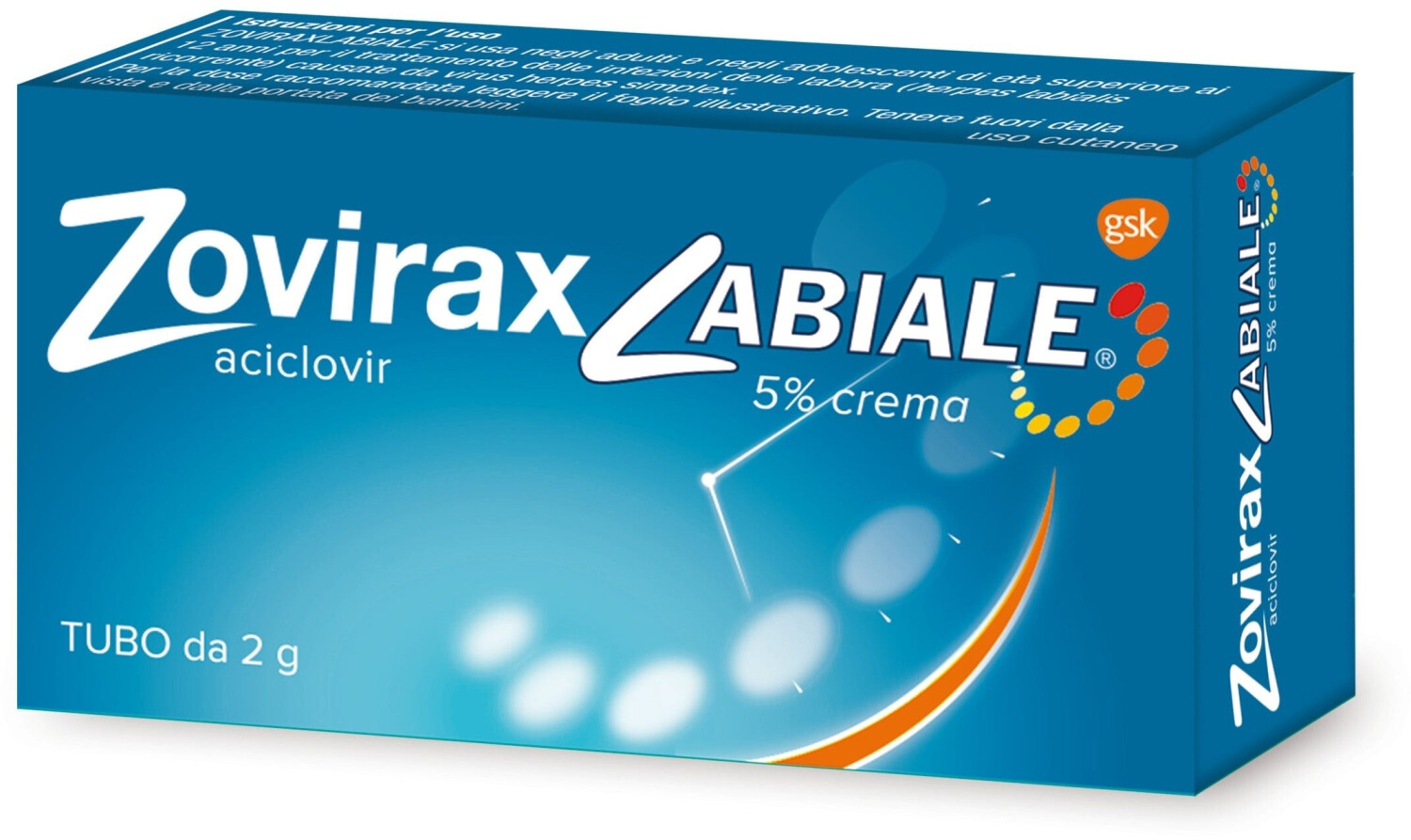 Zovirax 5% Crema labiale 2 g
